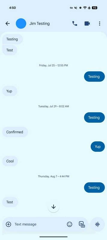 Google -Nachrichten Chat 5