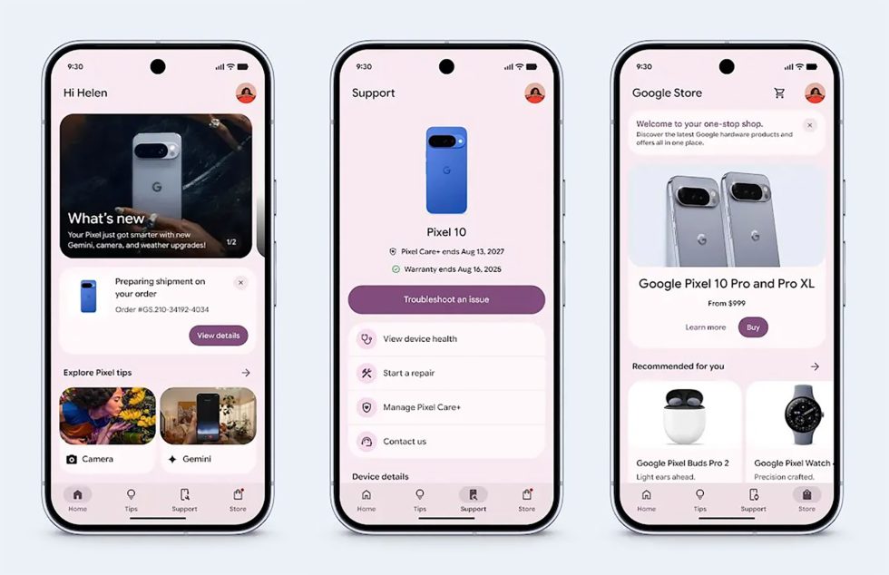 Google startet Pixel 10, meine Pixel -App, mit der Benutzer das Beste aus ihren Geräten herausholen können