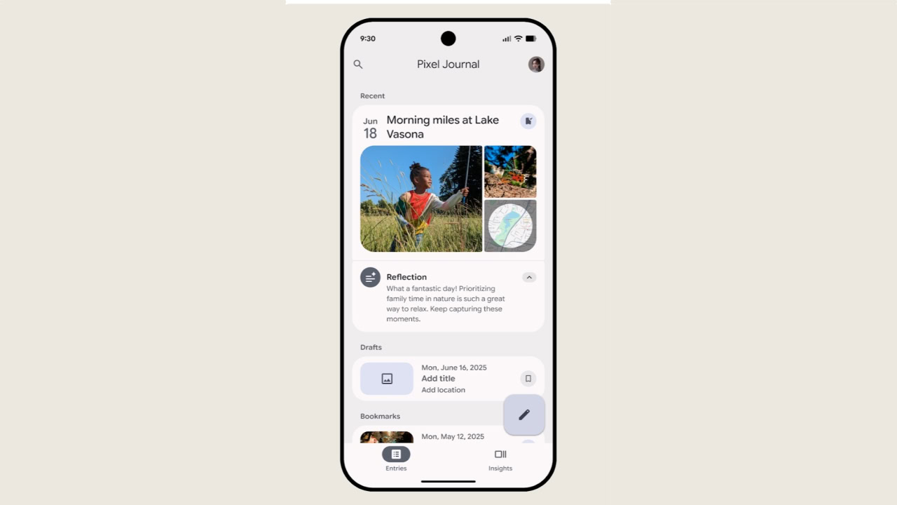 Pixel 10 erhält eine neue Journal -App, frische Updates über Rekorder und mehr