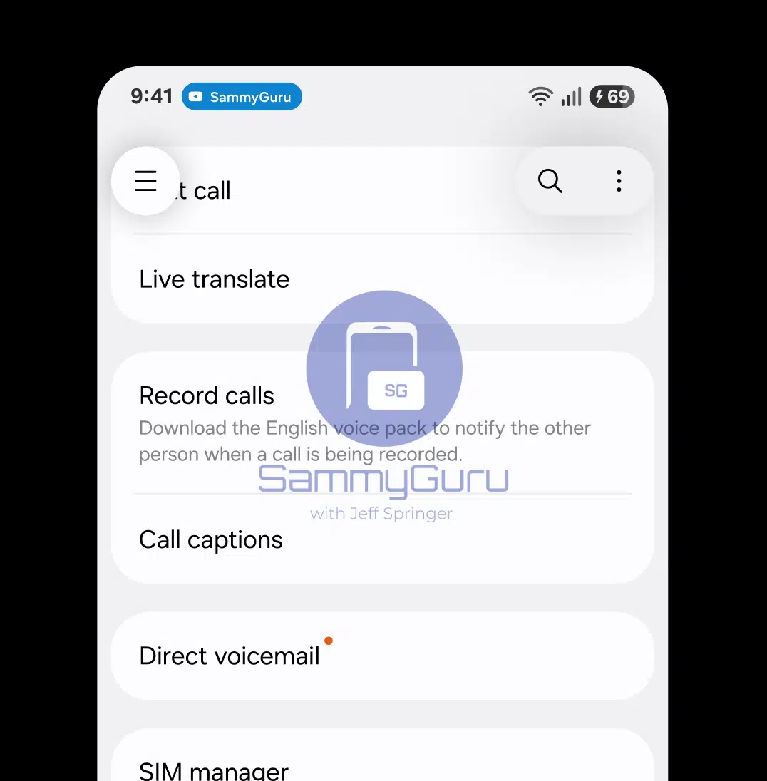Samsung One UI 8 5 Umgestaltete Telefon App 3