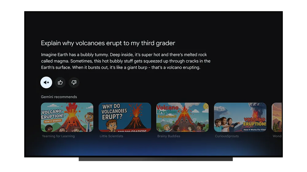 Gemini AI Assistent Google TV 2