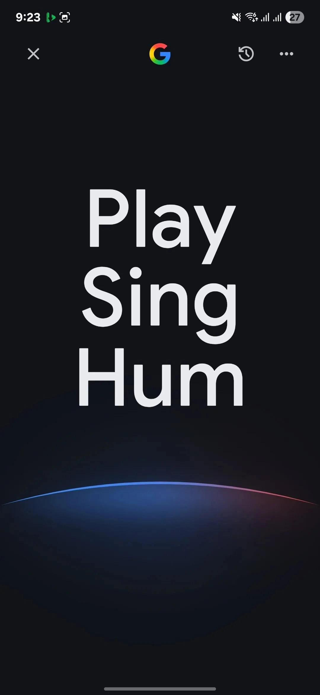 Spielen Sie Sing Hum Screen