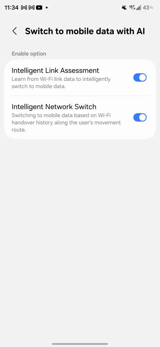 Samsung One UI 8 5 ai wi fi -Konnektivität Umschaltet 2