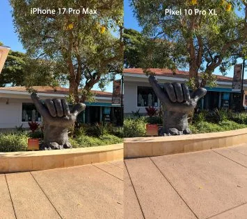 Pixel 10 Pro XL gegen iPhone 17 Pro Max Kamera 11