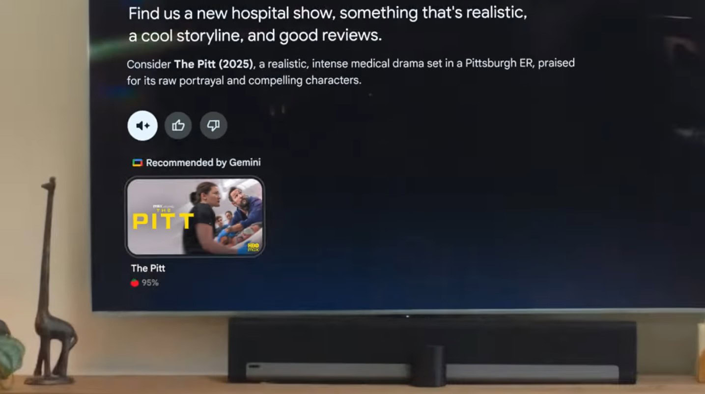 Ihr Google -TV -Gerät wird mit Gemini AI viel schlauer