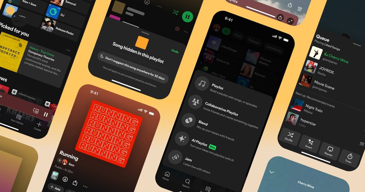 Spotify startet neue Funktionen, mit denen Sie Ihre Musik organisieren können