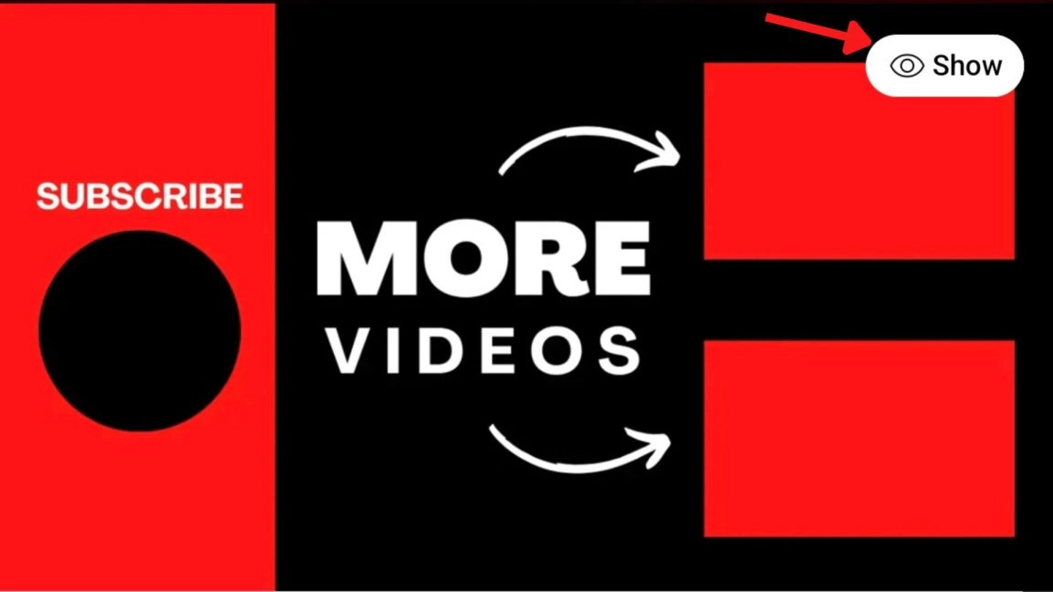 Taste YouTube am Video Heck End anzeigen