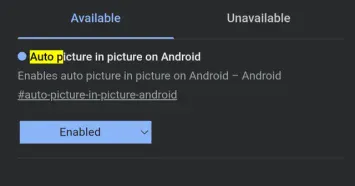 Google Chrome Android automatisches Bild-in-Bild-Leck 1