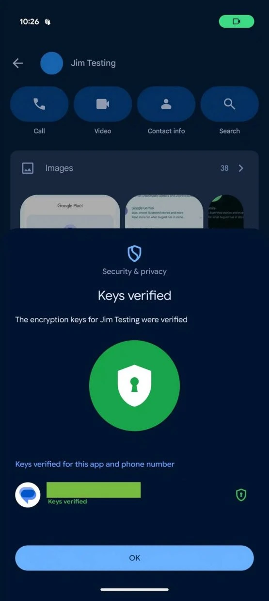 Google Messages Key Verifier 9to5Google 4