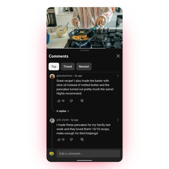 YouTube-Kommentarthread