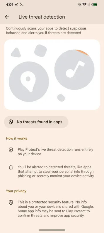 Google Android Live Threat Detection-Updates 2