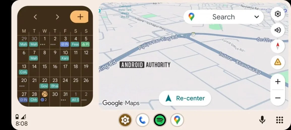 Android Auto-Startbildschirm-Widget-Look 7 1536w 691h