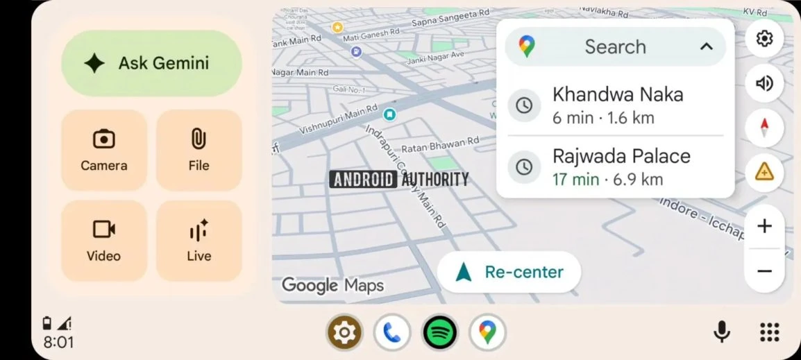 Android Auto-Startbildschirm-Widget-Look 2 1536 W 691 Stunden