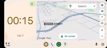 Android Auto-Startbildschirm-Widget-Look 4 1536 W 691 Stunden
