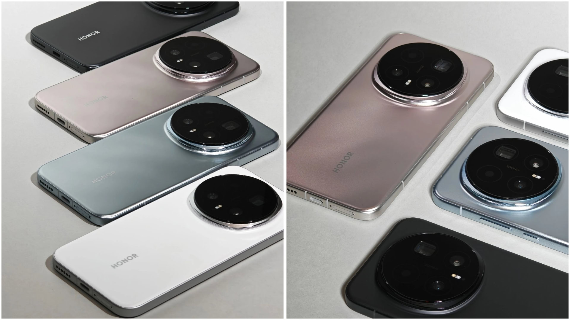 Erster Blick auf die Farben des Honor Magic8 Pro: Schneewittchen, Azurblau und mehr