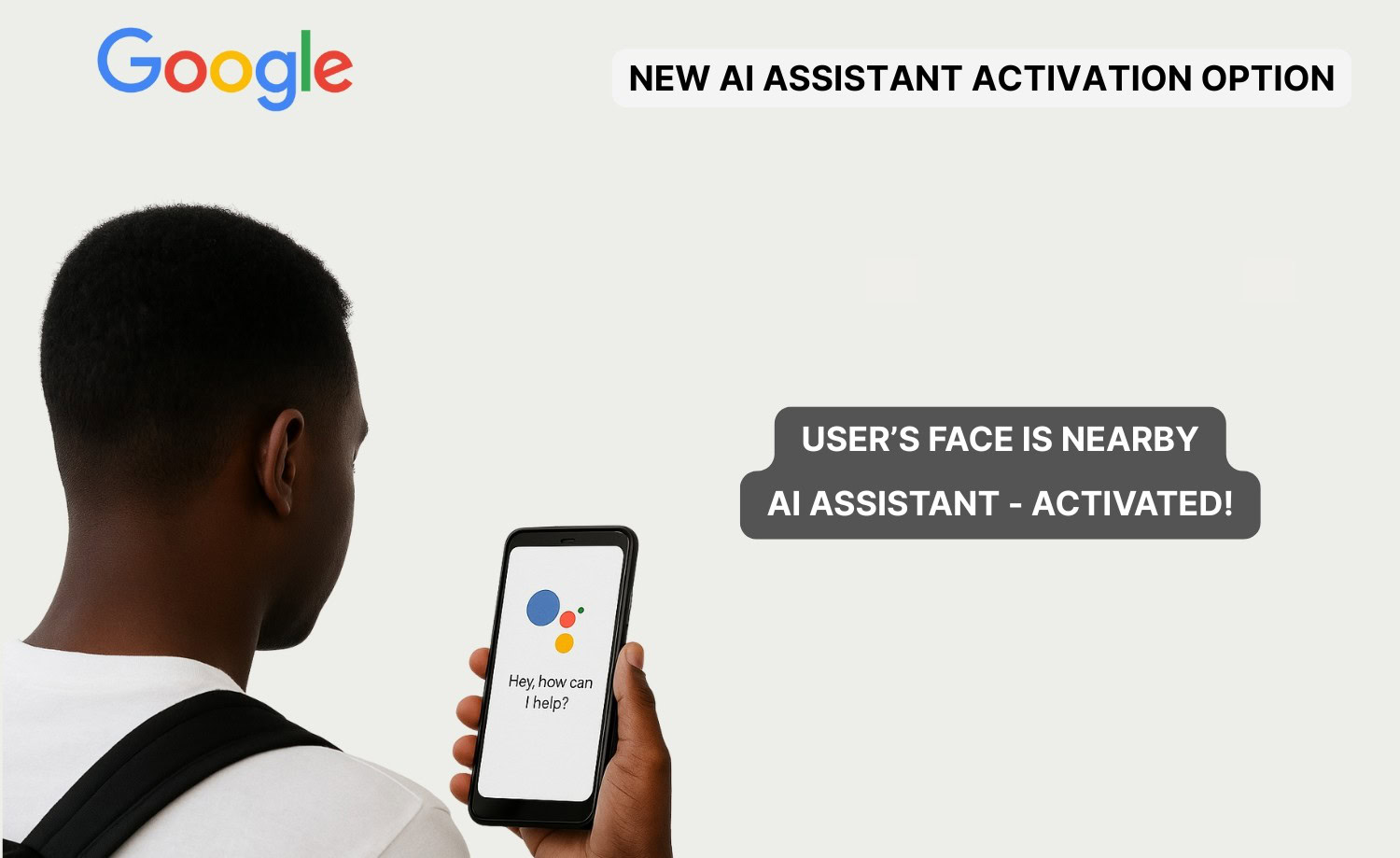 Google Gemini AI Assistent könnte bald durch die Nähe der Gesichtsnähe aktivieren
