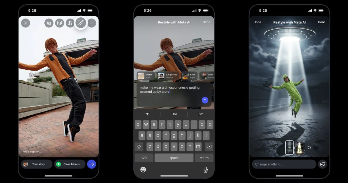Instagram stellt neue KI-Bearbeitungstools vor, die Ihnen helfen, Ihre Geschichten neu zu gestalten