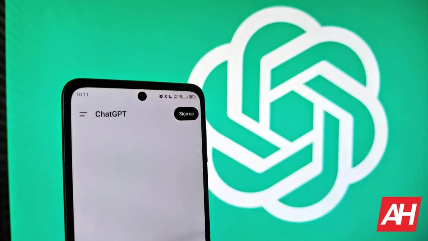 ChatGPT- und OpenAI-Logo-Hintergrund