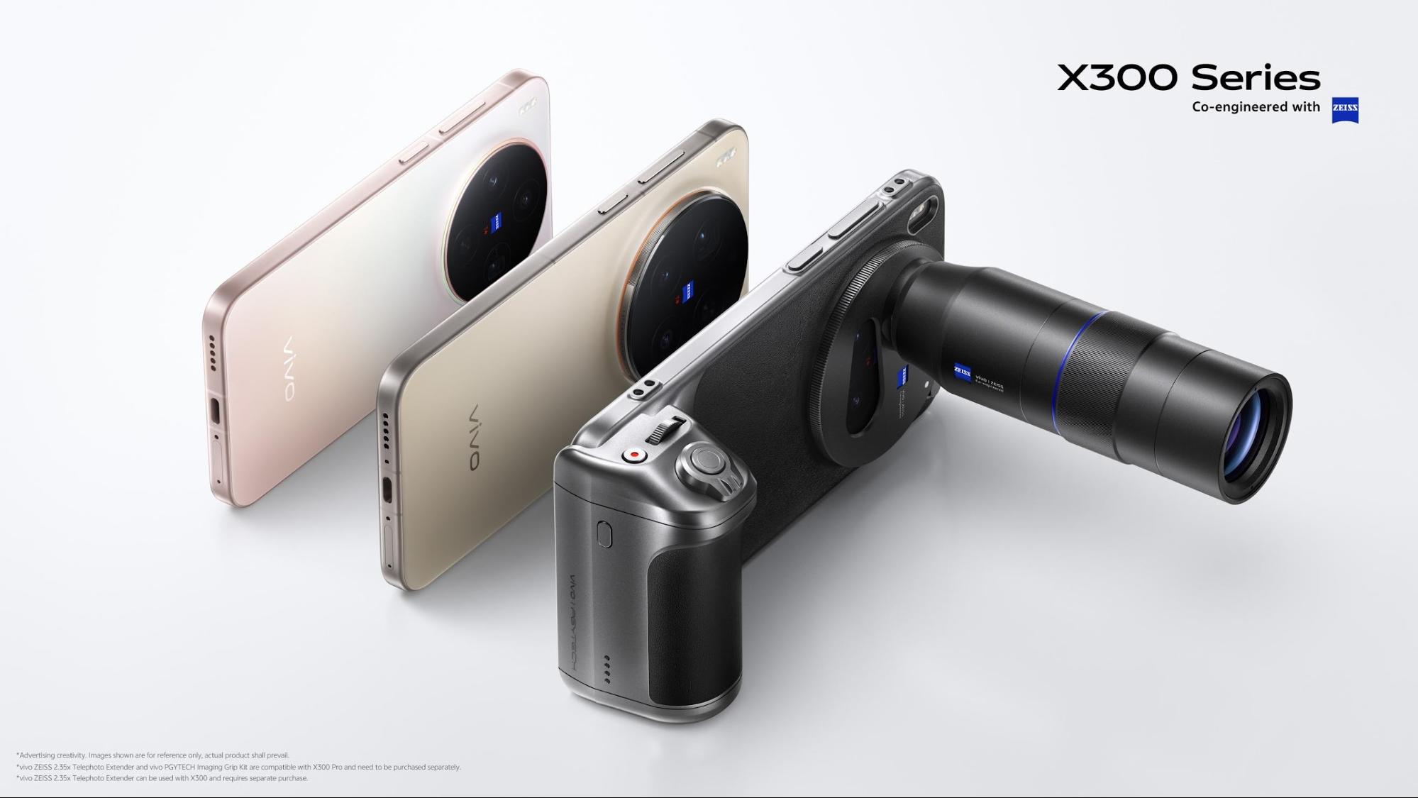 Die Vivo X300-Serie wird global: Große Kameras, ultrahelle Displays und vieles mehr