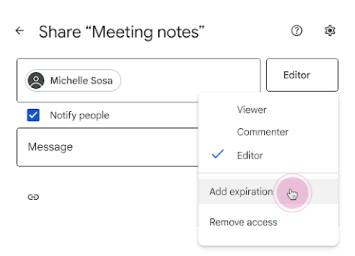 Ablaufdatum von Google Drive Shared 1 1