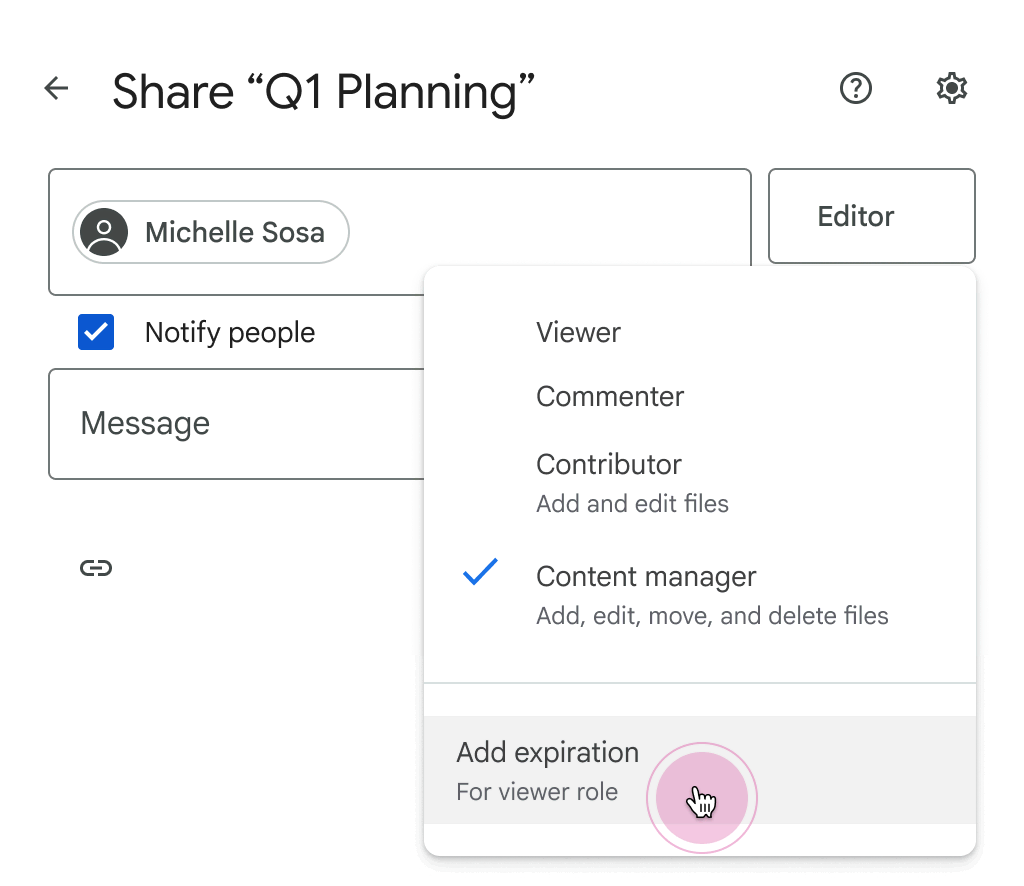 Ablaufdatum für Google Drive Shared 1