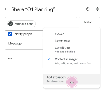 Ablaufdatum für Google Drive Shared 1