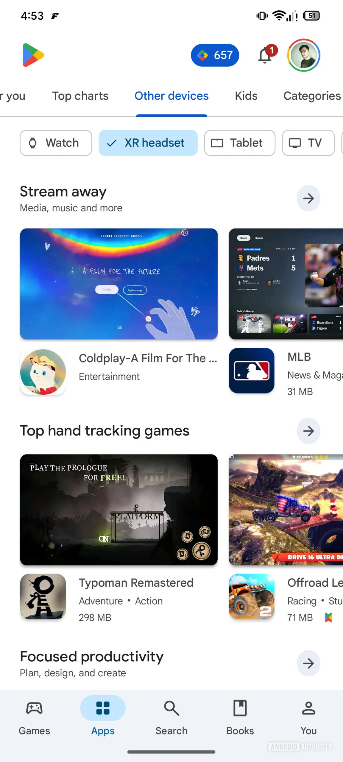 Google Play Store XR ändert XR-Headset 2