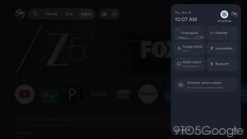 Einstellungen für den Google TV-Startbildschirm