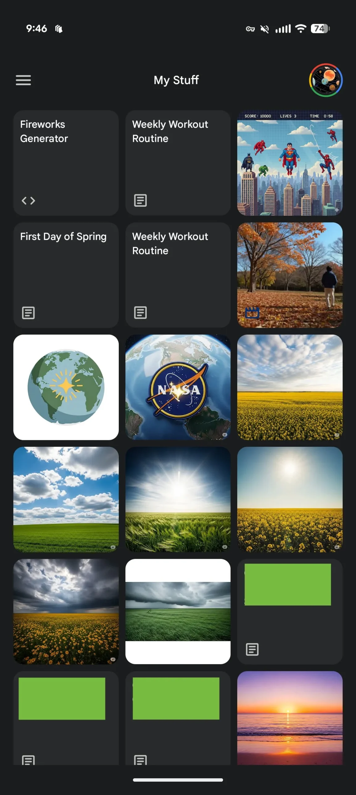 Gemini-App My Stuff 2