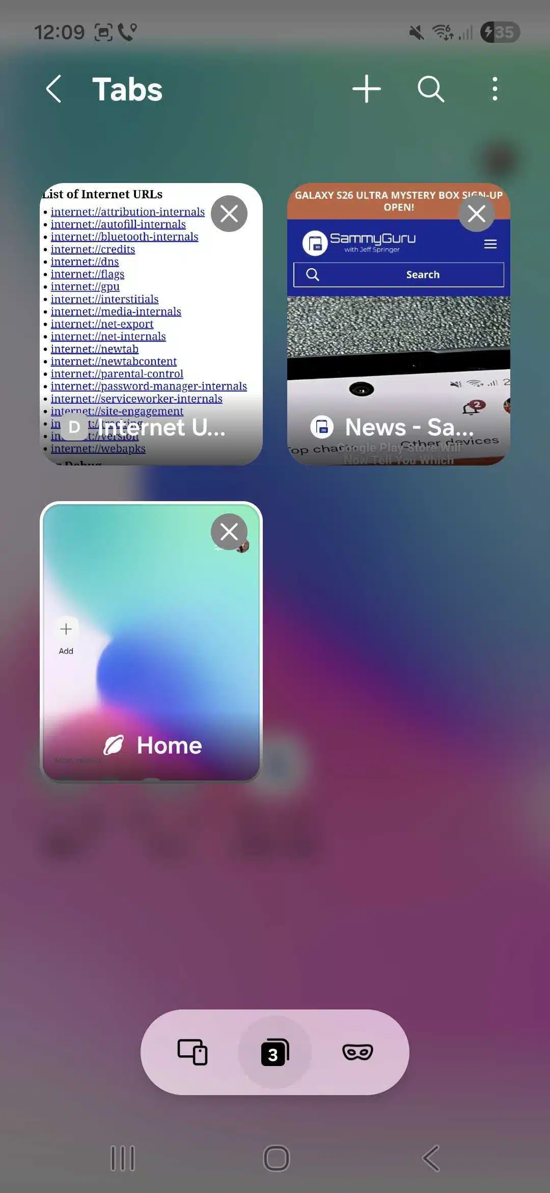 Samsung Internet-App-Browser One UI 8 5 Redesign Leak 3