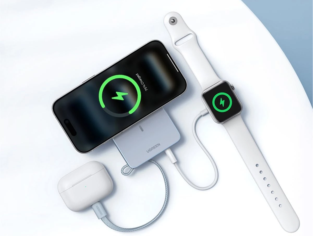 UGREEN MagFlow Power Bank beste Qi2-Ladegeräte