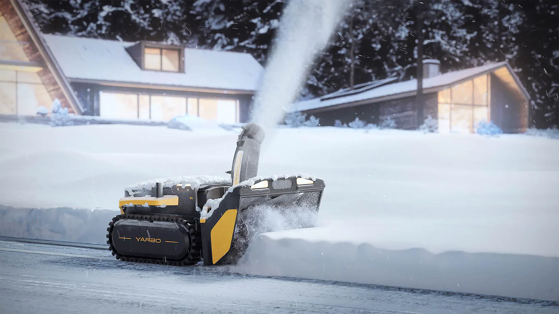 Vollautonome Schneefräse von Yarbo