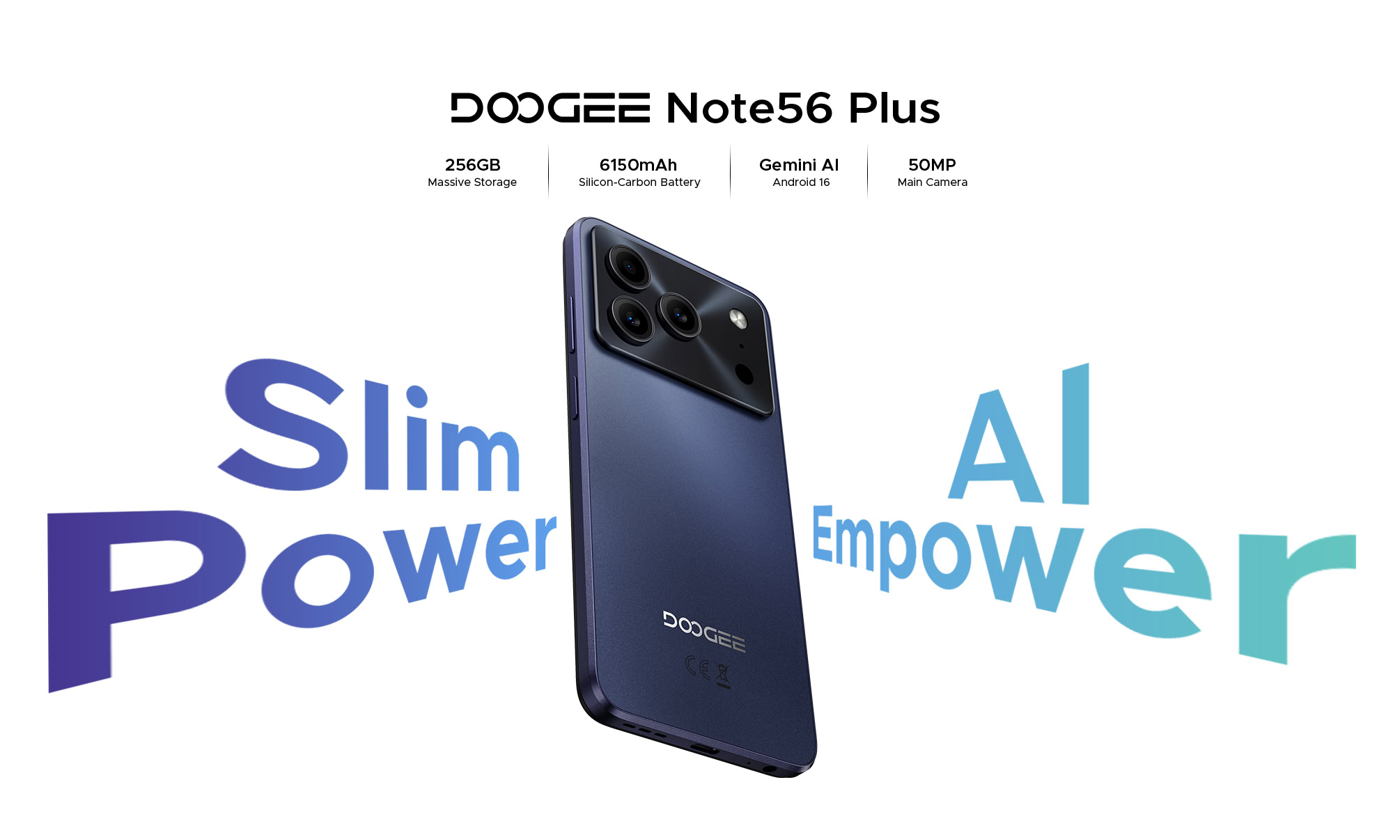 Haben Sie die schlechte Akkulaufzeit satt? Die Note56-Telefone von DOOGEE sind derzeit sehr günstig