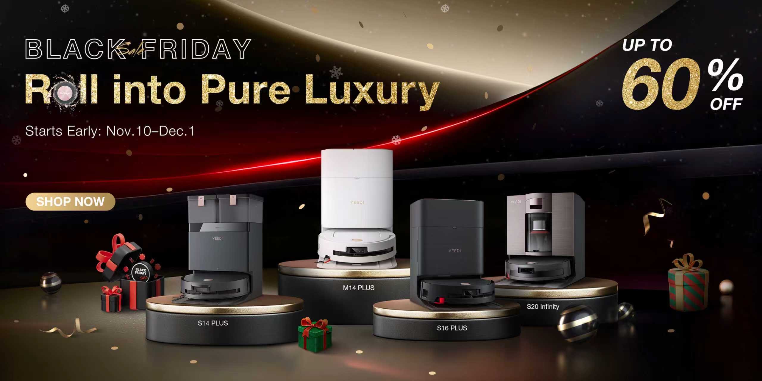Black Friday 2025: YEEDI Roboterstaubsauger bis zu 700 $ Rabatt – Premium-Reinigung unter 500 $