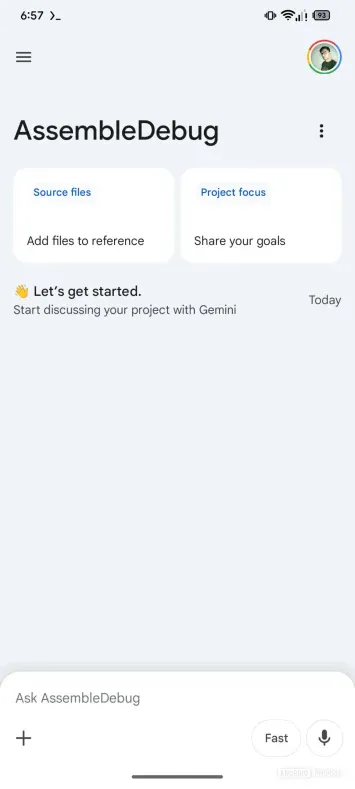 Google Gemini Projects-Tool – erster Blick auf Leak 3