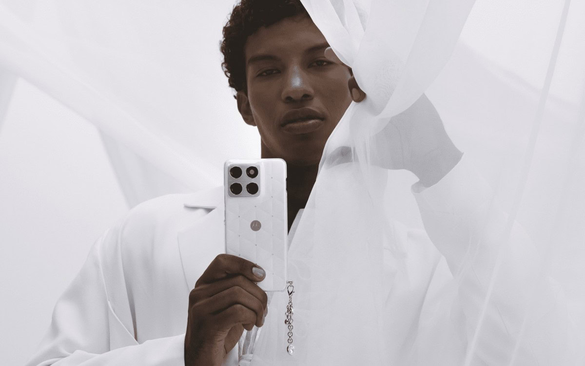 Featured image for Motorola Edge 70 Gets a Swarovski Makeover with New Pantone Finish