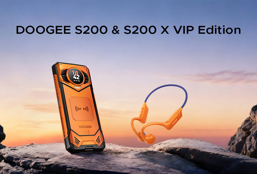 Diese robusten DOOGEE-Telefone sind mit Knochenleitungskopfhörern ausgestattet