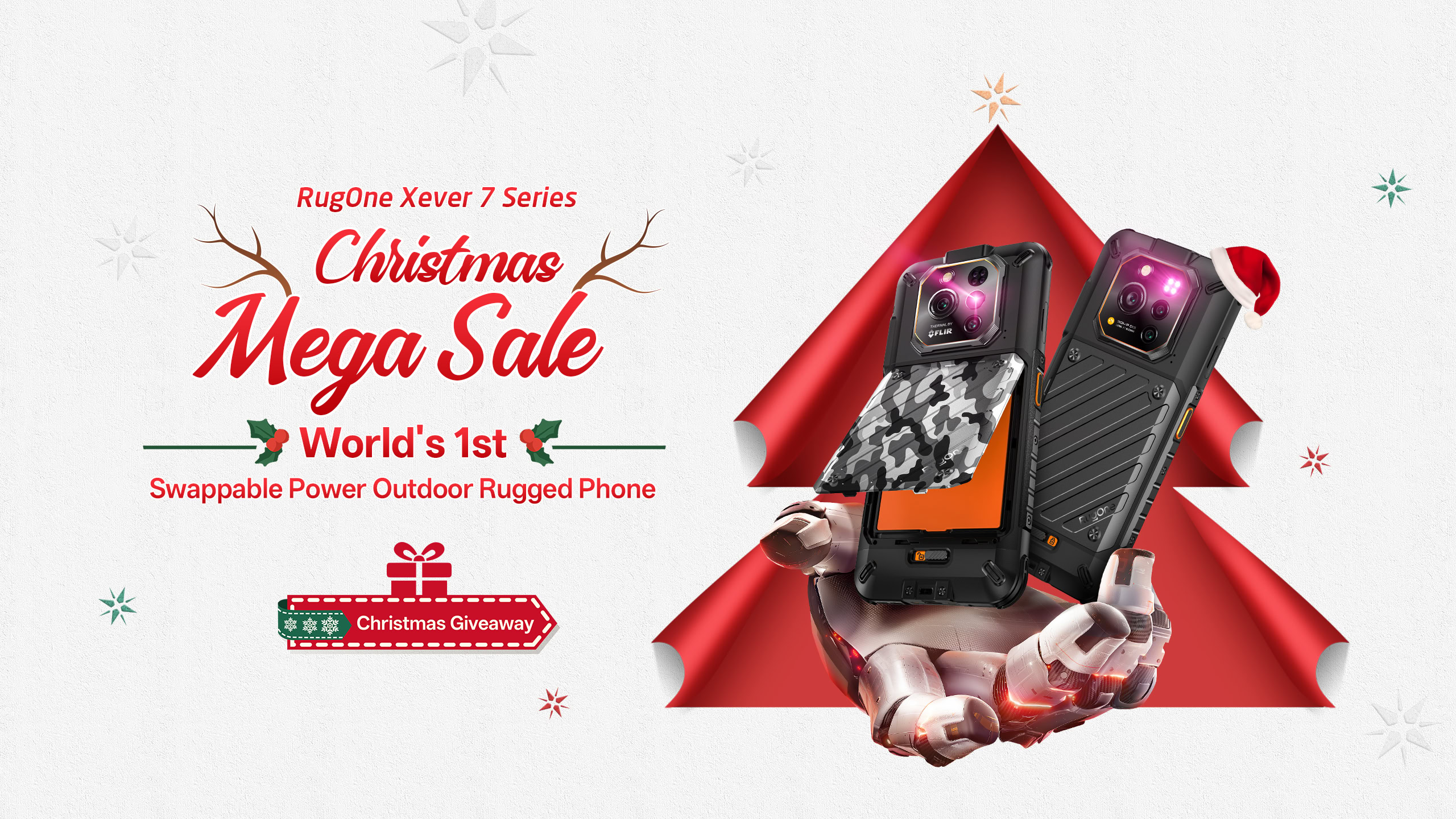 RugOne startet globales Weihnachts-Geschenk + Rugged-Phone-Verkauf