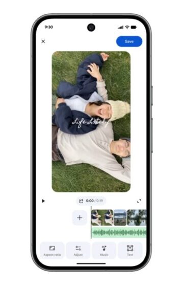 Google Fotos Videobearbeitung 1