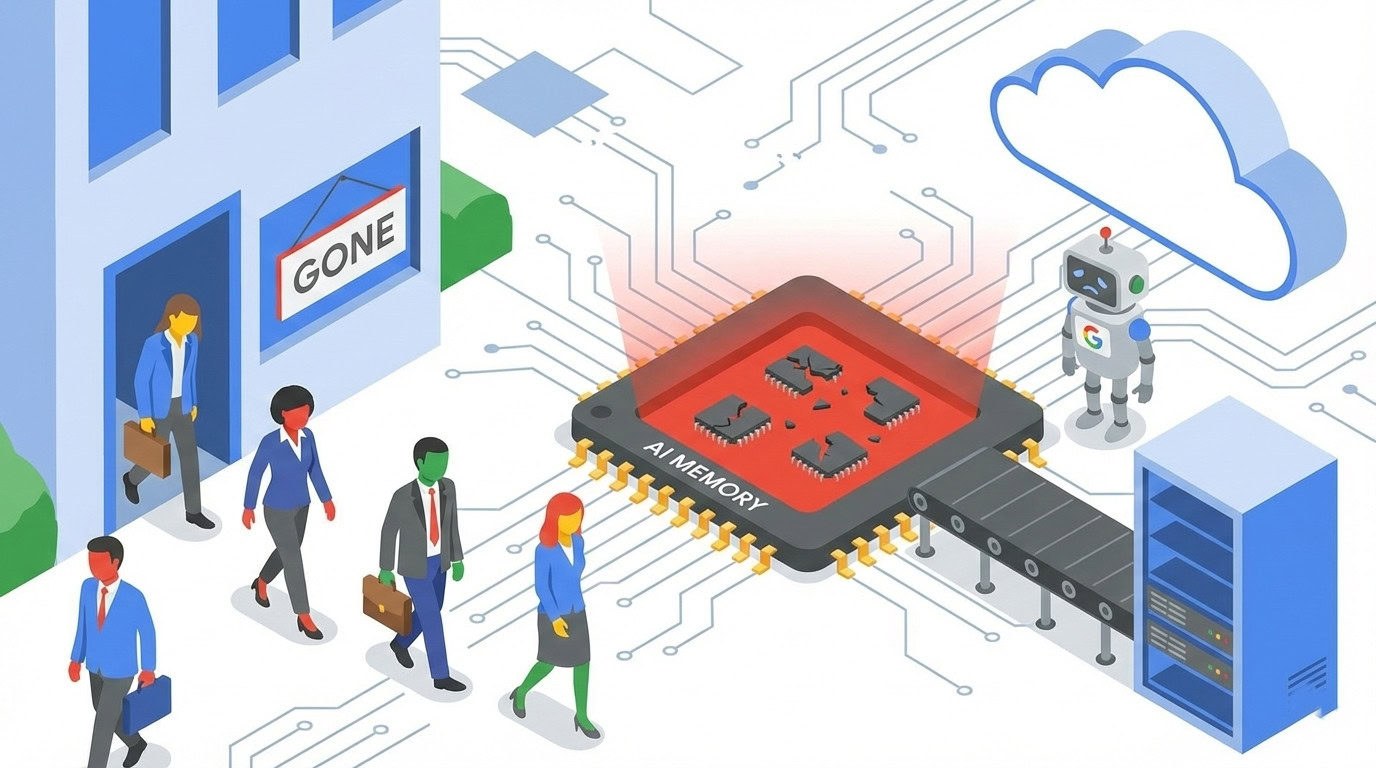 Google entlässt Führungskräfte, nachdem es aufgrund der Knappheit nicht gelungen ist, KI-Speicherchips zu sichern