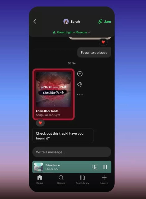 Spotify-Anfrage zum Jam
