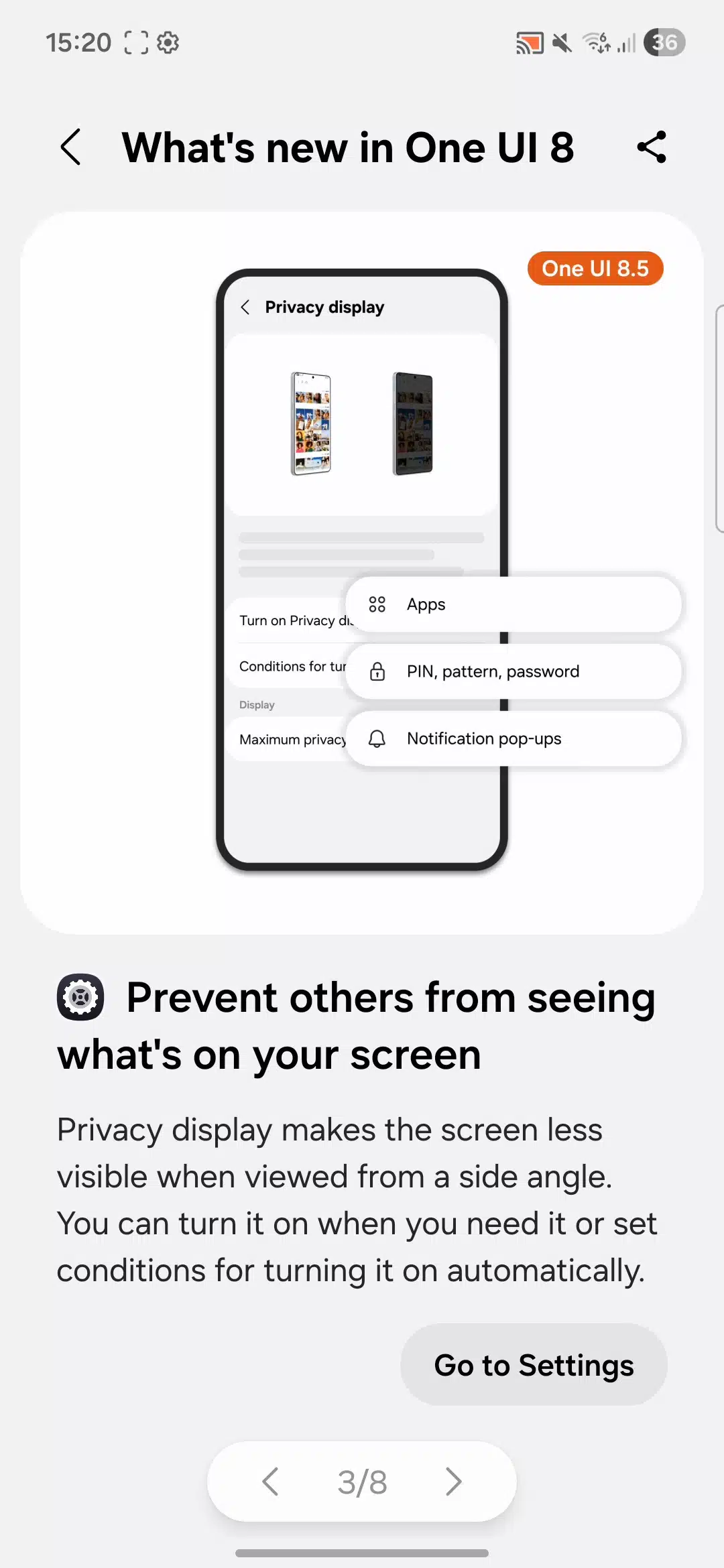 Samsung Tipps Privacy Display-Funktion 2