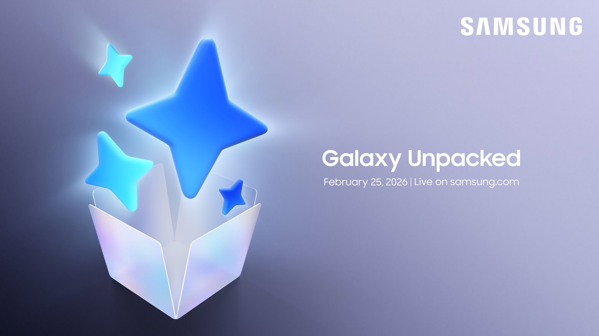 Offiziell: Das Samsung Galaxy S26 debütiert am 25. Februar bei Unpacked