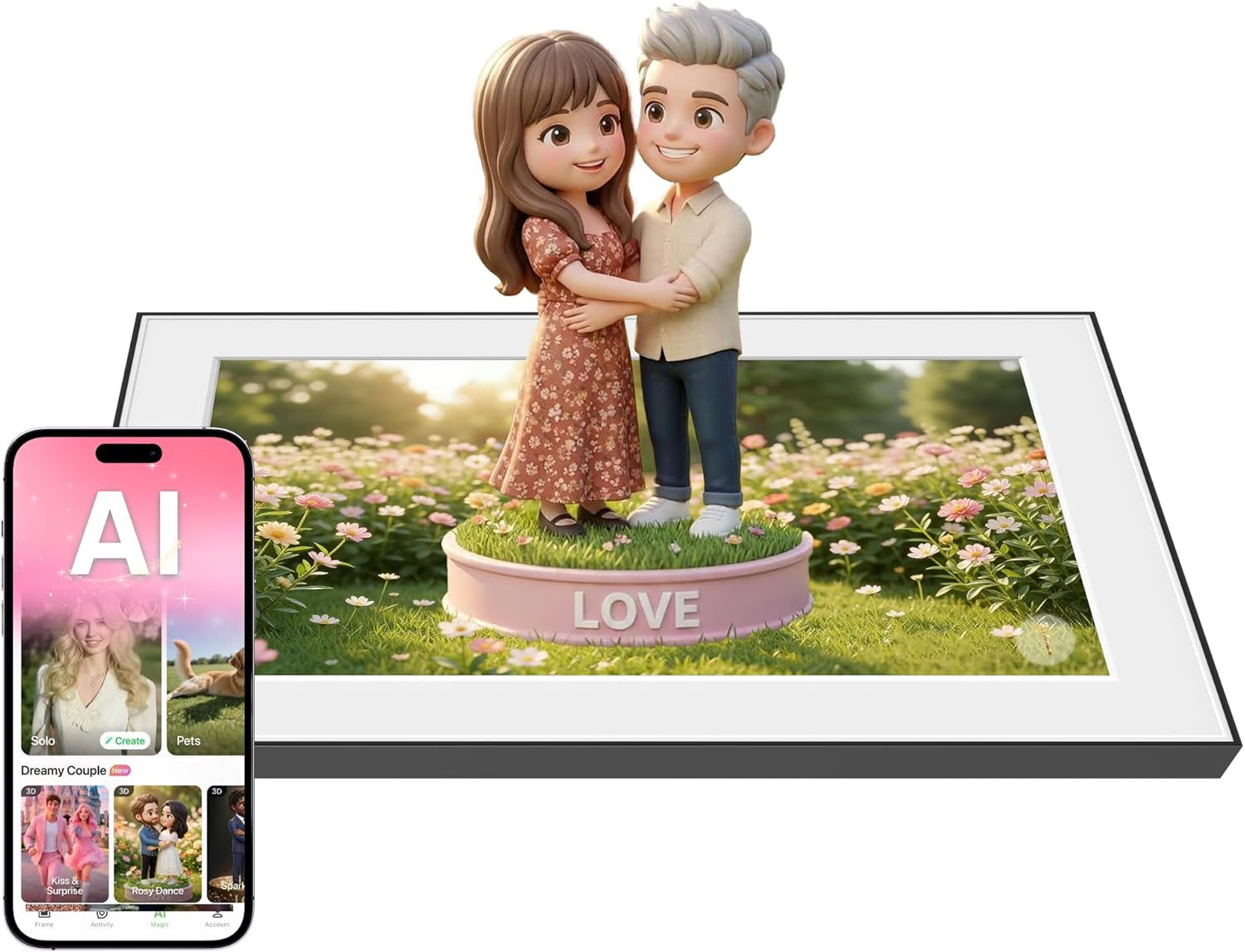 Homture Magic Frame sinkt zum Valentinstag auf 139 US-Dollar – das weltweit erste KI-Video-Smart-Fotodisplay