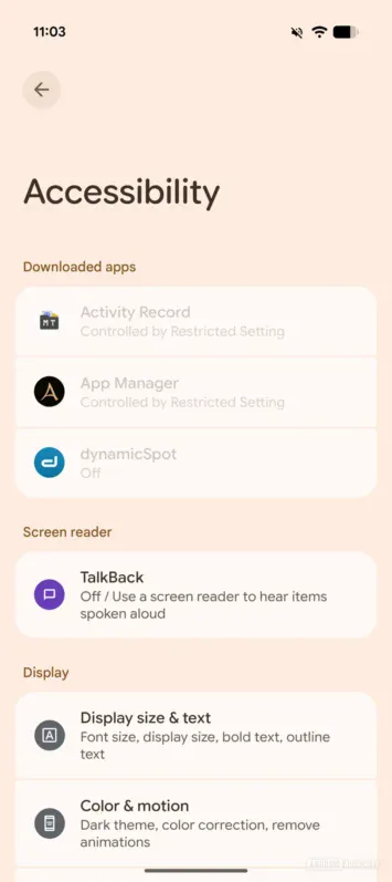 Einschränkungen für den erweiterten Android-Schutzmodus aktiviert