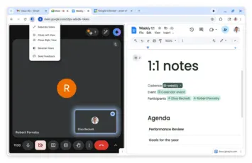 Natives geteiltes Bildschirmbild von Google Chrome 2