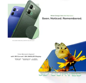 Infinix Note Edge 5G-Design