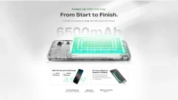 Infinix Note Edge 5G-Akku