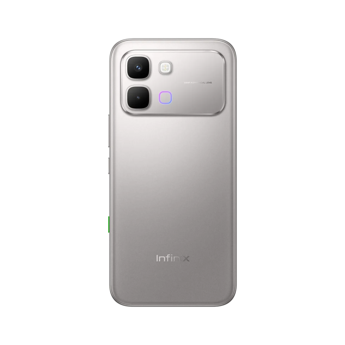 Rückseite des Infinix Note Edge 5G Lunar Titanium