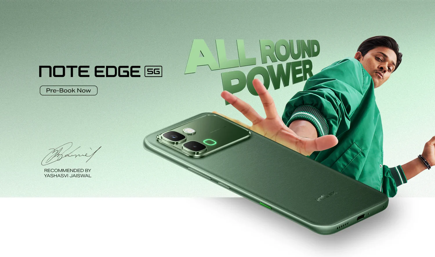 Featured image for Infinix Note Edge 5G Launched: 6,500mAh Battery Meets Ultra-Slim Design